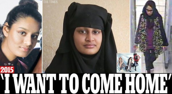 Террористтой гэрлэсэн Британи охин гэртээ харихыг хүслээ