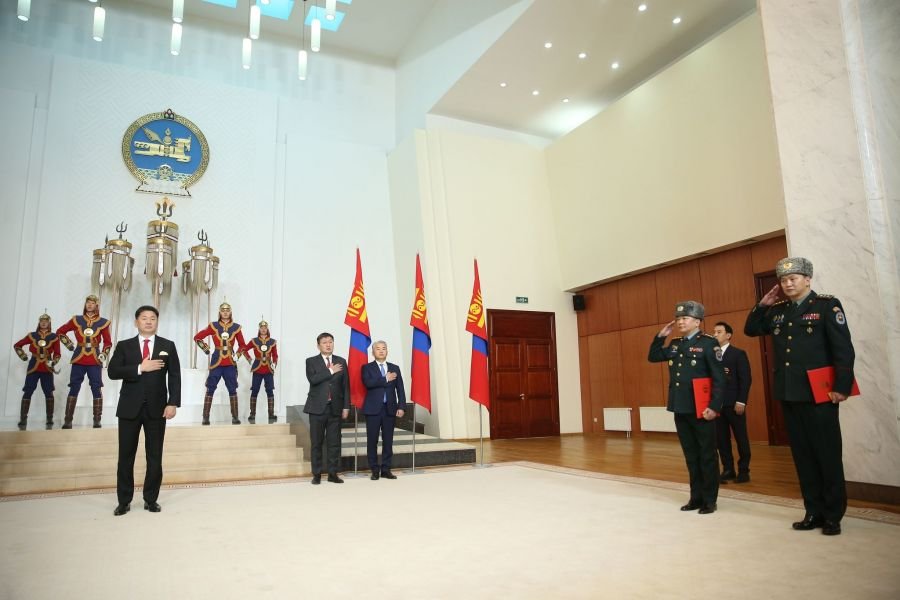 С.Ганбямба, Ж.Болдбаатар нарт Бригадын генерал цол хүртээв